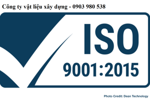 chung nhan iso9001 cong ty vat lieu xay dung