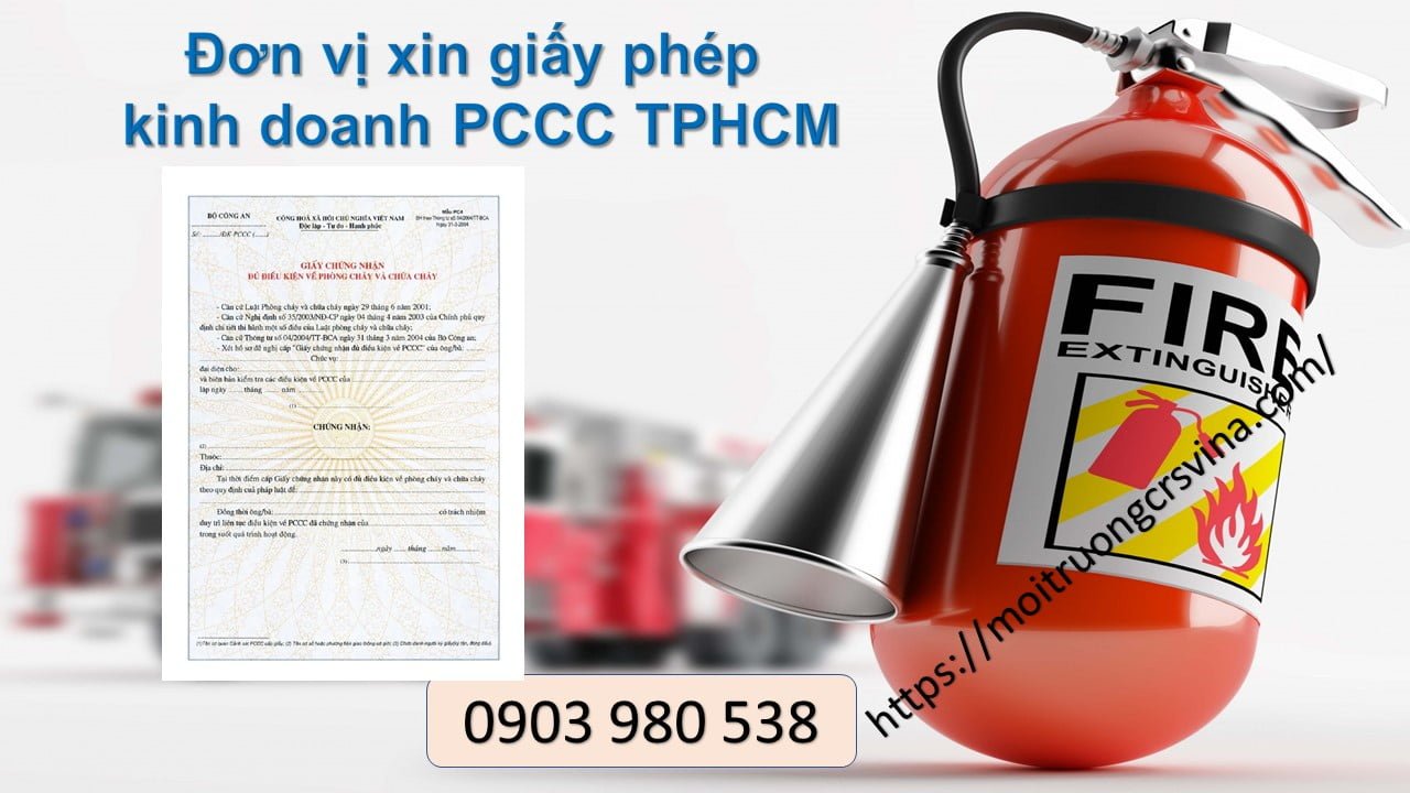 Don vi xin giay phep kinh doanh PCCC TPHCM