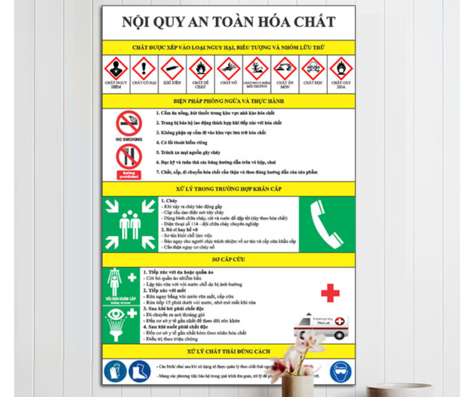 Tài liệu hướng dẫn an toàn hoá chất 1 Tài liệu hướng dẫn an toàn hoá chất