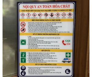 Tài liệu hướng dẫn an toàn hoá chất