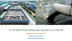 Tu van lap ke hoach phong ngua ung pho su co chat thai 1