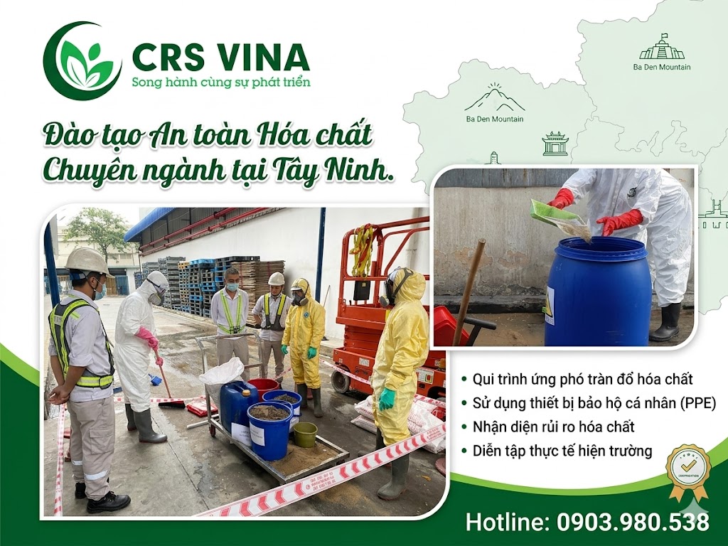 Đơn vị đào tạo an toàn chuyên ngành hoá chất tại Tây Ninh heo quy định mới nhất 2 Đơn vị đào tạo an toàn chuyên ngành hoá chất tại Tây Ninh