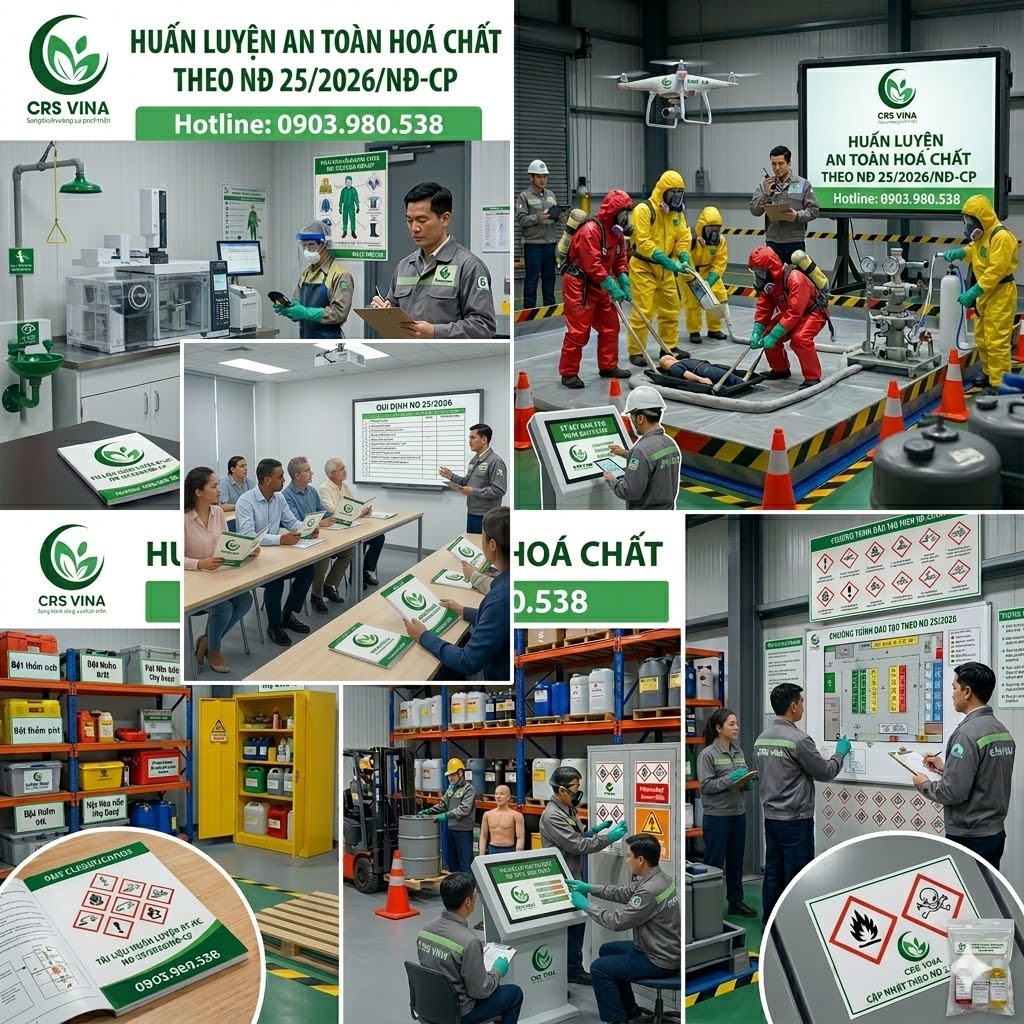 Đơn vị đào tạo an toàn hoá chất tại Đồng Tháp