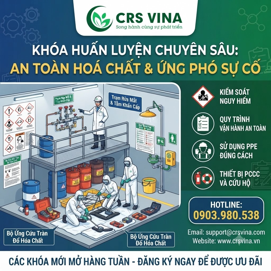 Huấn luyện an toàn hóa chất theo Nghị định mới