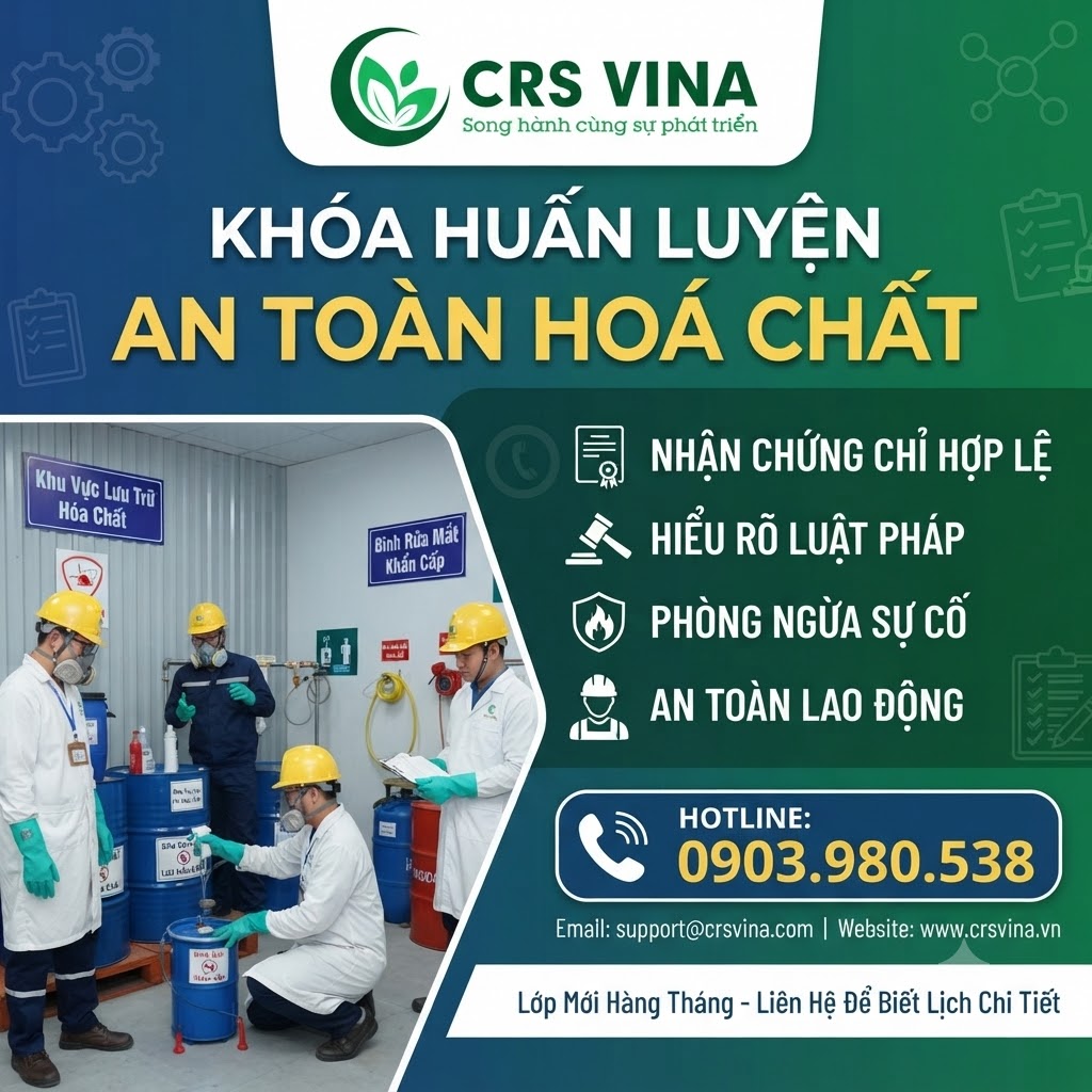 Huấn luyện an toàn hóa chất theo Nghị định mới