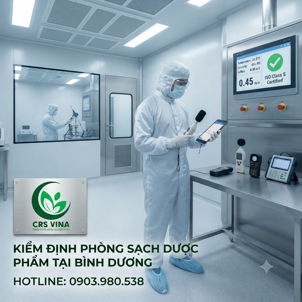 Kiểm định phòng sạch thực phẩm tại Bình Dương theo ISO 14644 1 Kiểm định phòng sạch thực phẩm tai Bình Dương